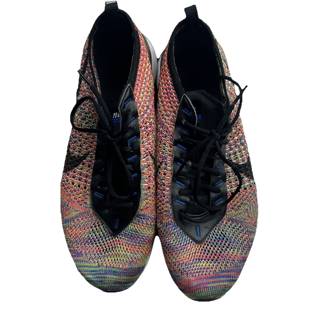 Nike Men's Size 8 Air Max Flyknit Racer Multicolor Shoes Sneakers Trainers - Picture 4 of 10